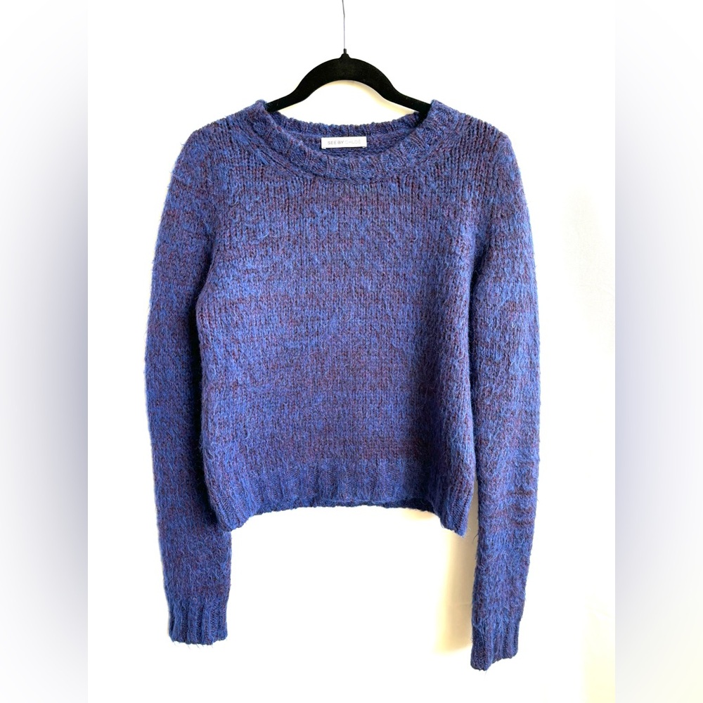 See By Chloé | Alpaca and Mohair Pullover Sweater | Size 4 (IT 40)
